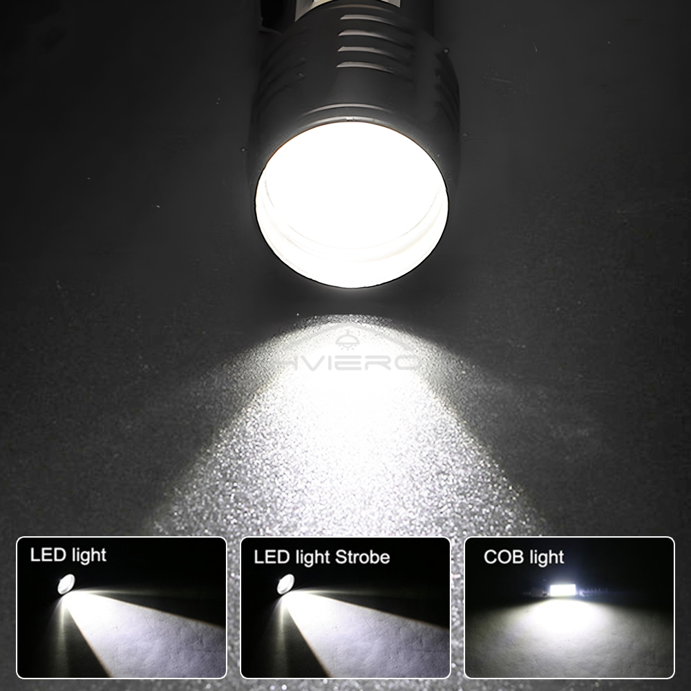 Ultra Bright Waterproof Mini LED Flashlight With Adjustable Focus Perfect For Camping Hiking 2