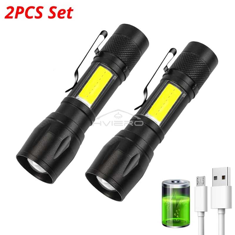 Ultra Bright Waterproof Mini LED Flashlight With Adjustable Focus Perfect For Camping Hiking 7
