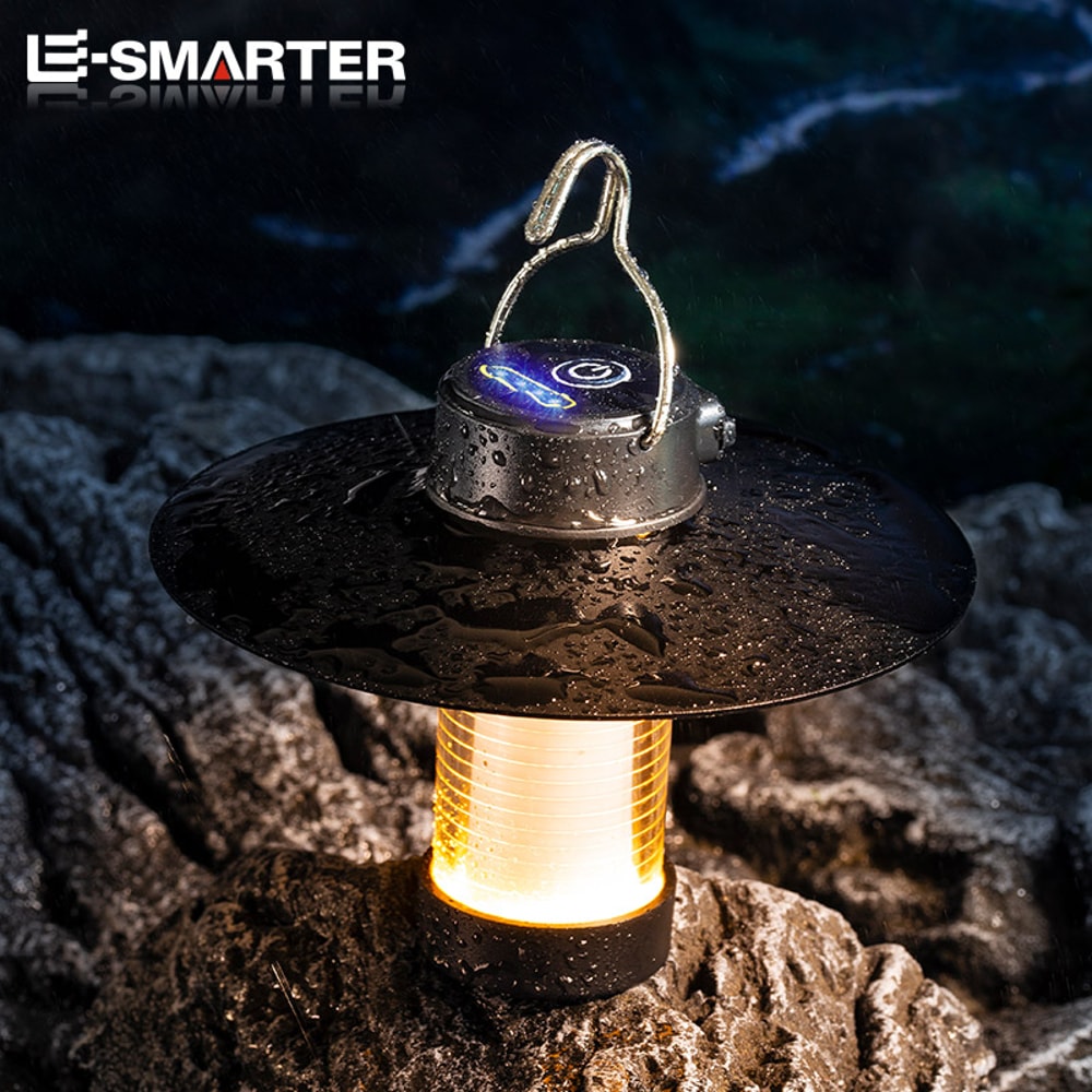 LED Camping Tent Lights | Magnetic Emergency Light Type C Charging Lantern Dimmable Outdoor Hanging Lights