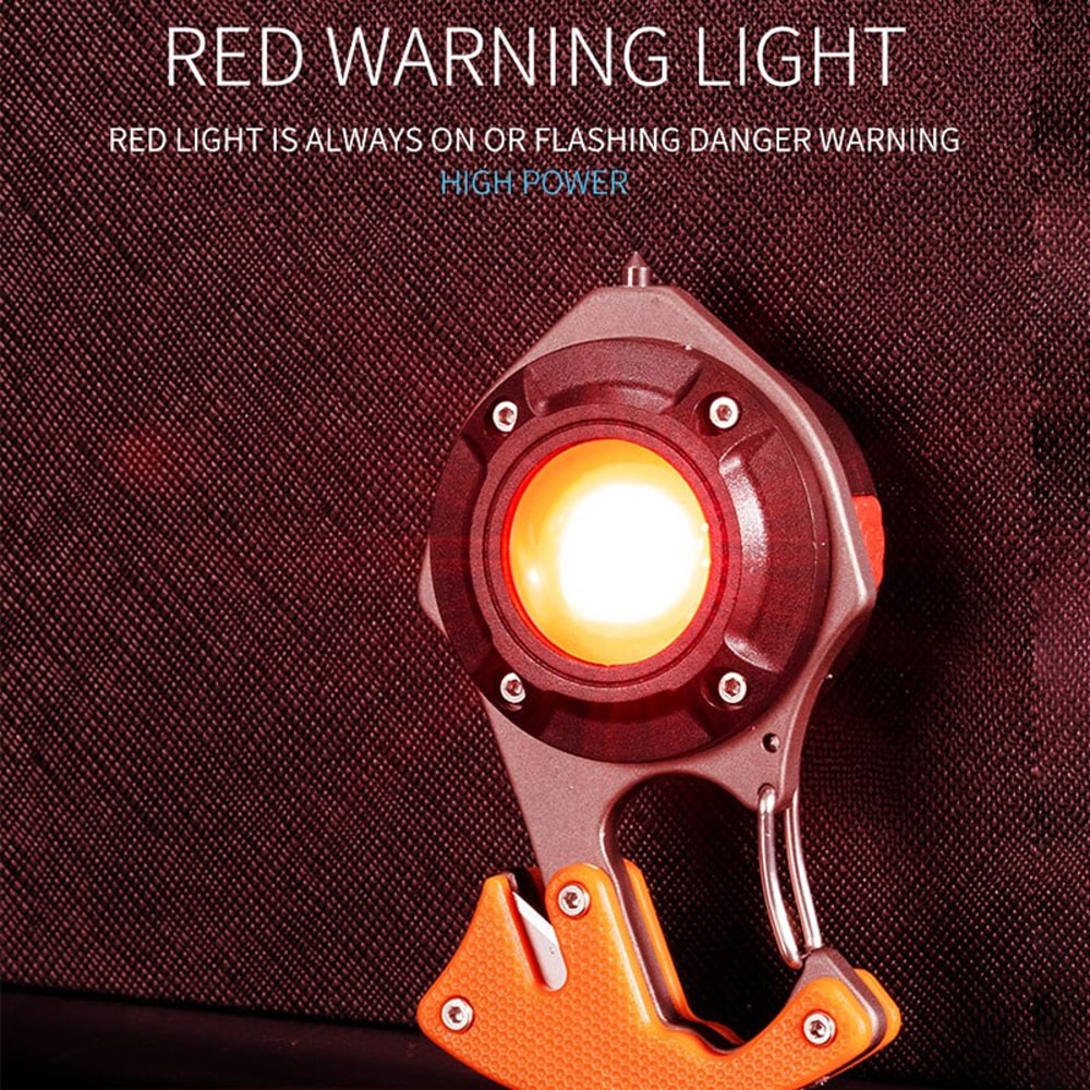 Portable Keychain COB Flashlight with Fast Charging & Large Capacity Battery