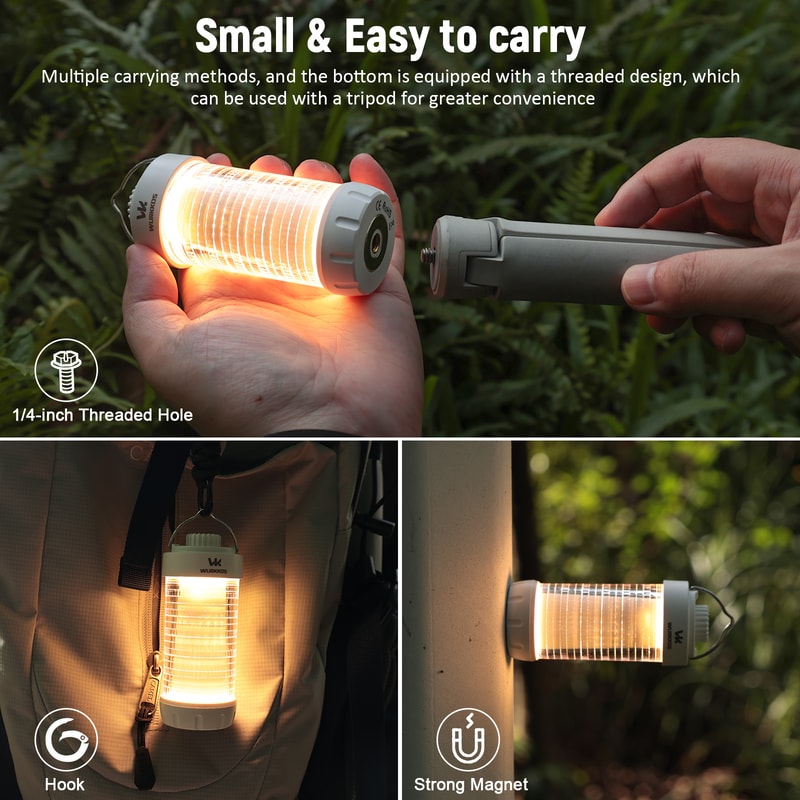 Wurkkos Lumens Rechargeable LED Light Magnetic, Waterproof, Ultra-Durable for Outdoor Adventures