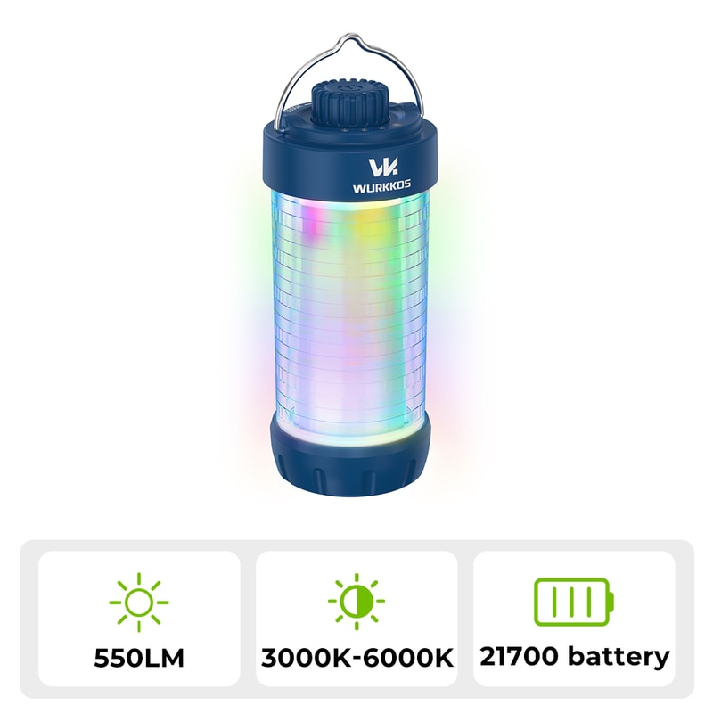 Wurkkos Lumens Rechargeable LED Light Magnetic, Waterproof, Ultra-Durable for Outdoor Adventures