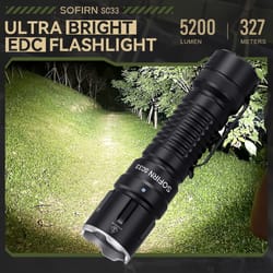 sofirn led tactical flashlight hi rechargeable e switch outdoor torch