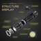Sofirn LED Tactical Flashlight HI Rechargeable E Switch Outdoor Torch 2