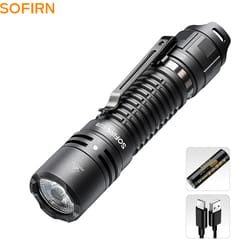 sofirn rechargeable led flashlight powerful & portable edc torch for camping