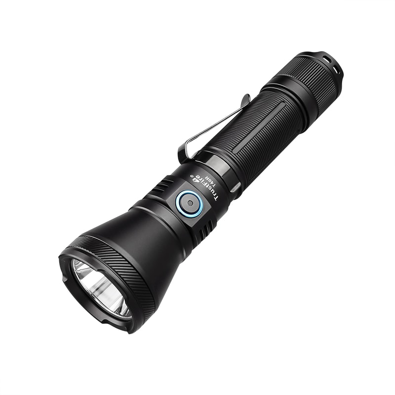 Trustfire Tactical Rechargeable LED Flashlight Lumen, Beam Range, USB Charging, Waterproof