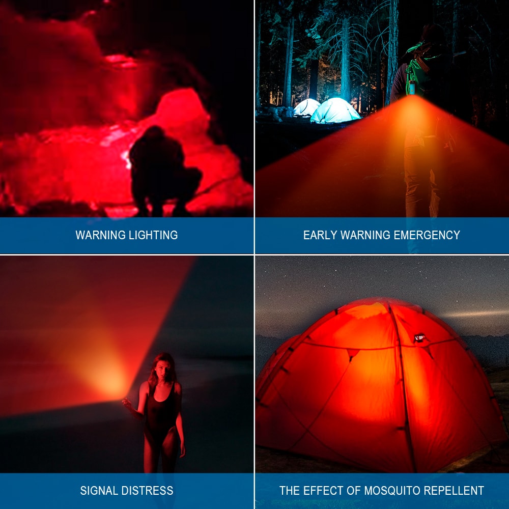 Trustfire Minix Mini Flashlight Keychain UV Lamp Rechargeable Mode LED Torch With Red Light 3