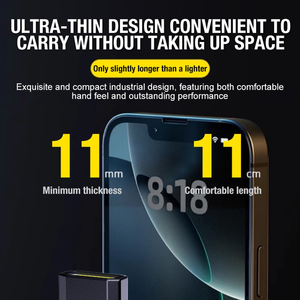 LED Keychain Flashlight Rechargeable Portable Mini Torch with Magnet for Emergency Compact Pocket Lantern & Work