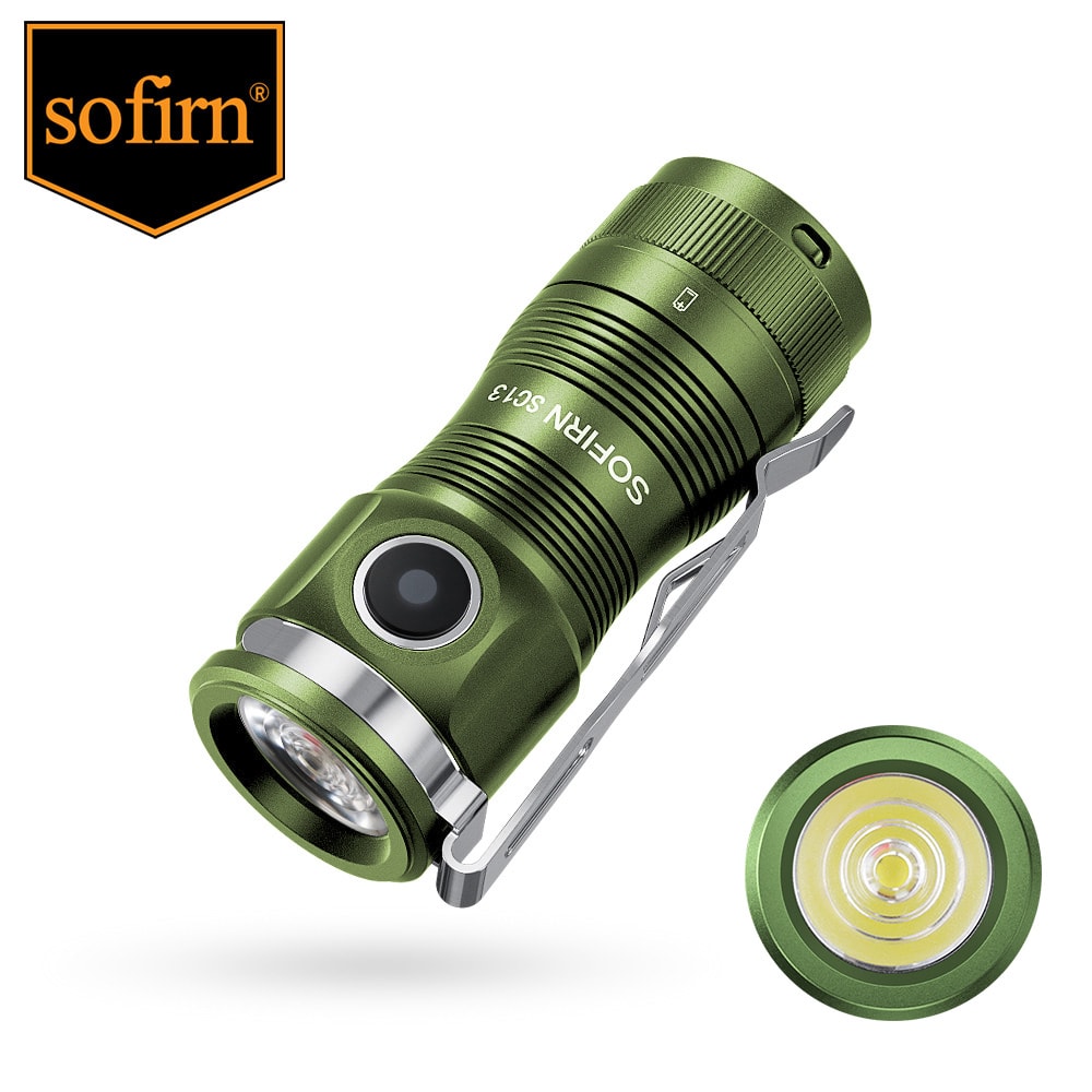 Sofirn Mini Powerful LED Flashlight , Rechargeable, with Magnetic Base