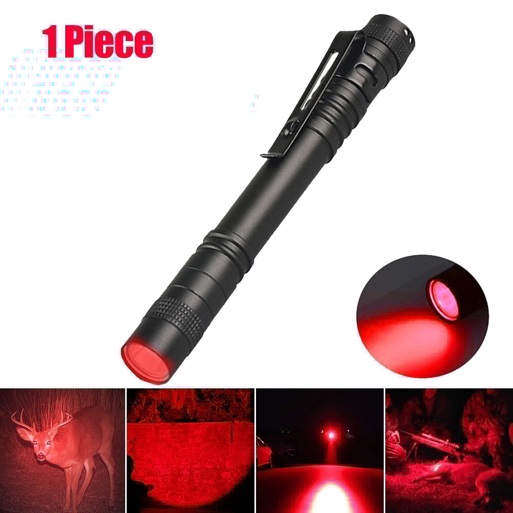 Mini Pen Light Flashlight UV Torch With Clip For Pet Urine Stain Money Detection 6