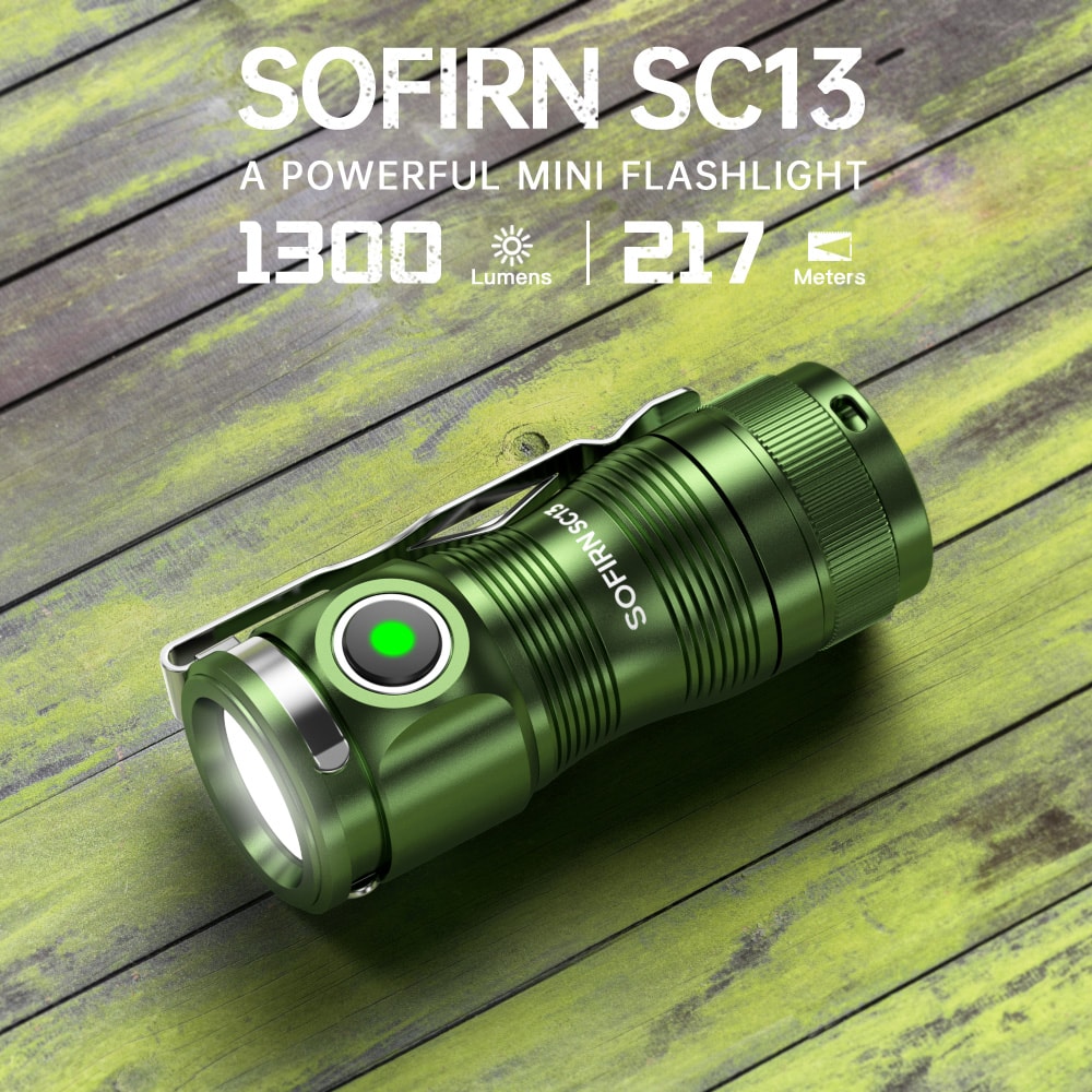 Sofirn Mini Tactical Flashlight Keychain Emergency LED Torch 2