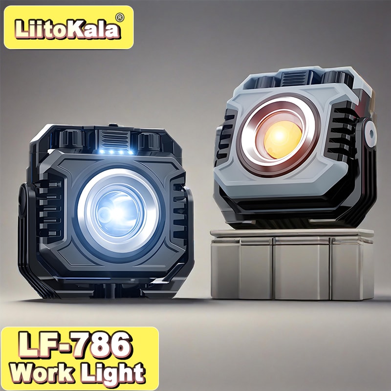 Rechargeable Magnetic Work Light with Battery Temperature Sensitive, Rotation