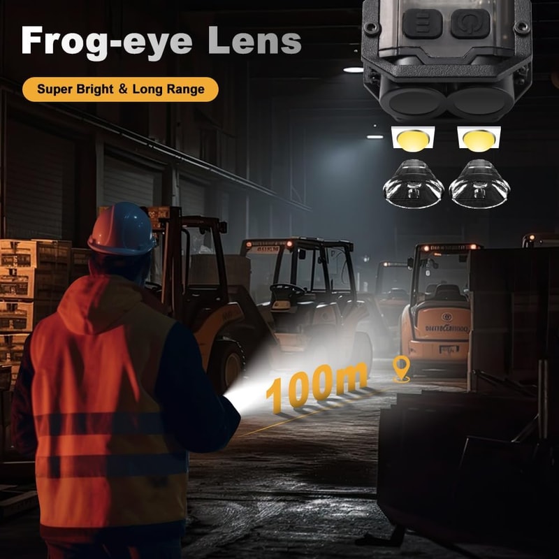 Super Bright LED Flashlight Mini Pocket Torch With Magnetic Clip Rechargeable Keychain 4