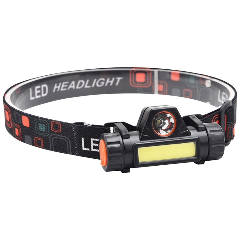 LED Head Mounted Magnetic Flashlight For Night Fishing Long Lasting Battery Strong Light 6