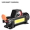 LED Head Mounted Magnetic Flashlight For Night Fishing Long Lasting Battery Strong Light 5