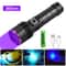 Powerful UV Flashlight USB Rechargeable, Waterproof Purple Light UV Torch for Pet Urine Detection