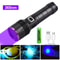 Powerful UV Flashlight USB Rechargeable, Waterproof Purple Light UV Torch for Pet Urine Detection