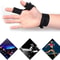 LED Flashlight Running Gloves for Cycling, Camping & Hiking Waterproof Fingerless Lamp Gloves