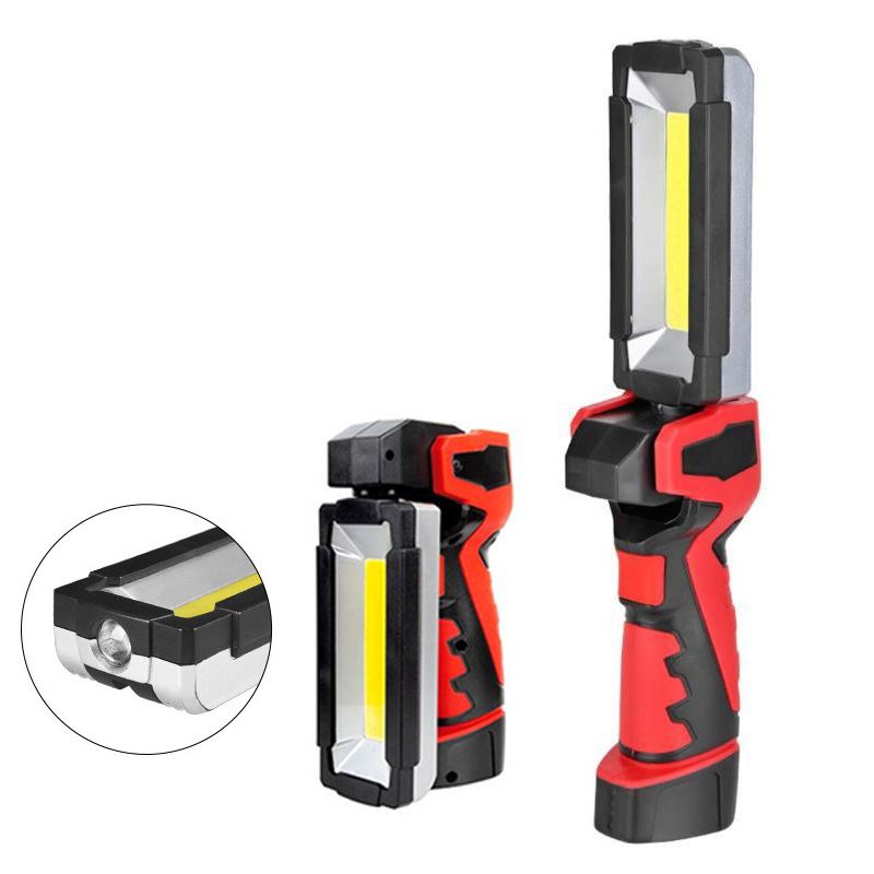 Portable COB LED Work Light USB Rechargeable Emergency Car Garage Lamp