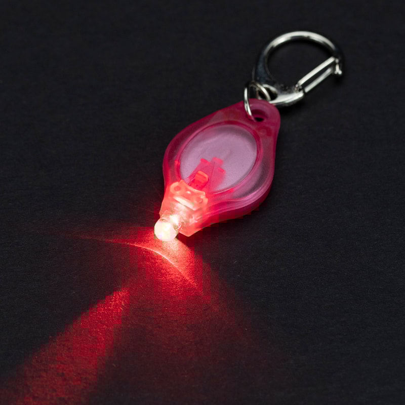 Mini LED Keychain Light Colorful Portable Torch for Stairs, Backup, and Everyday Use