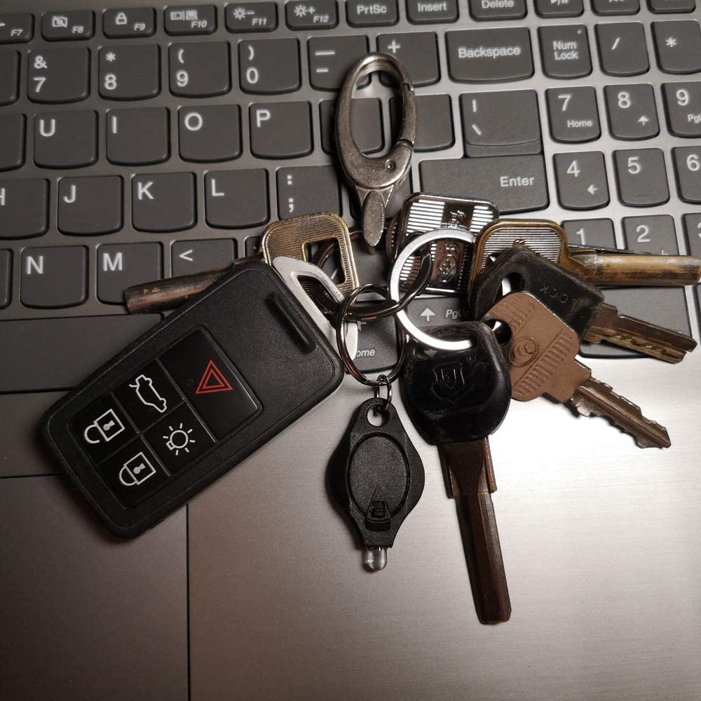 Mini LED Keychain Light Colorful Portable Torch for Stairs, Backup, and Everyday Use