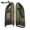 LED Solar Powered Hand Crank Flashlight for Survival Gear Rechargeable Dynamo Torch for Fishing, Hiking & Boating