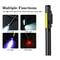 Mini USB Rechargeable LED Flashlight Waterproof Portable Pen Clip Lantern With Magnet For Work Eme 6