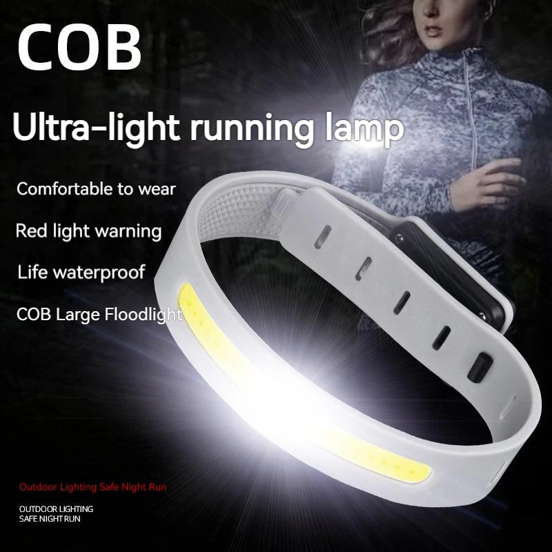 Ultralight COB Running Light Bracelet Waterproof Sweat Resistant Lightweight Portable Warning Ligh 1