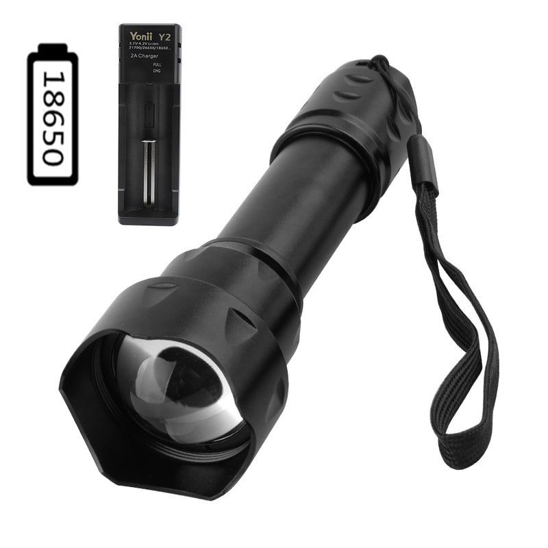 Infrared Night Vision Tactical Flashlight Waterproof LED Torch For Hunting With Zoom Function 6