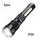 Zoomable Flashlight Powerful Handheld Emergency Torch For Outdoor Camping Fishing 6