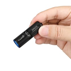 mini rechargeable led flashlight lumen, portable edc keychain light with usb charging, waterproof