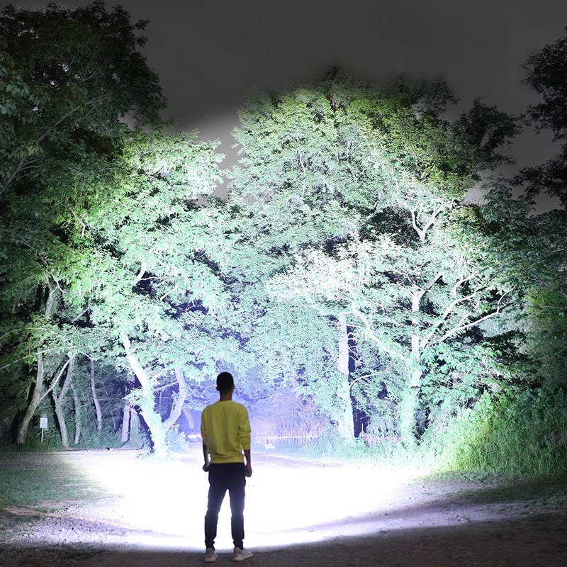 Rechargeable Tactical Flashlight Powerful Military Lantern For Camping Hunting Outdoor Use 5