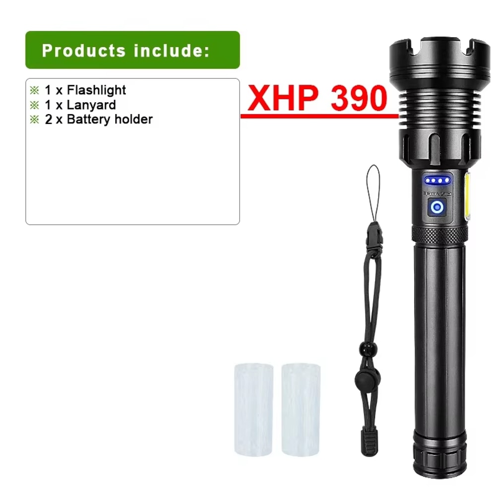 Rechargeable Tactical Flashlight Powerful Military Lantern For Camping Hunting Outdoor Use 6