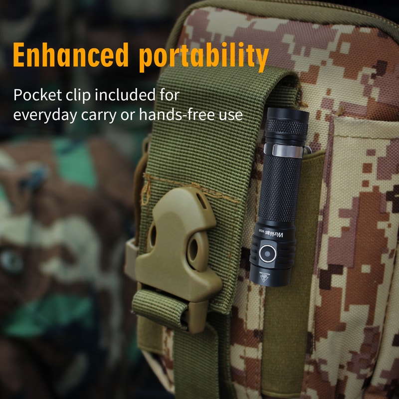 LED Flashlight Rechargeable Waterproof Torch For Hiking Camping 4