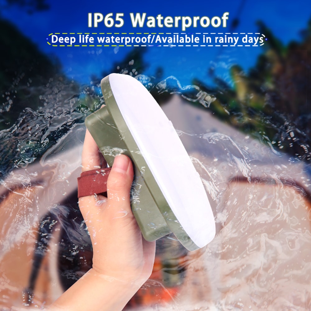 MOSLIGHTING LED Solar Camping Lantern With Magnet And Zoom Torch 2