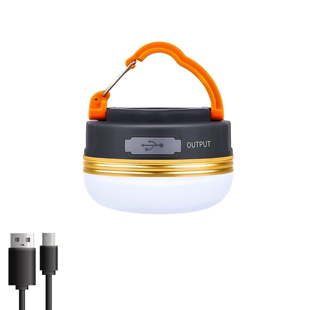 High Power Solar LED Camping Lantern Rechargeable Emergency Power Bank With Light Modes For Camping 6