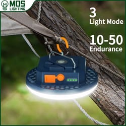 rechargeable camping lantern & flashlight portable emergency night market light for outdoor adventures