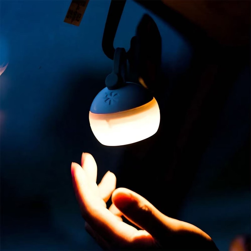 Mini Retro USB Rechargeable Camping Lantern Portable Battery Powered Night Light 7