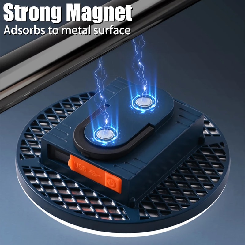 Rechargeable LED Camping Lantern With Magnet COB Strong Floodlight Portable Flashlight Tent Lamp 3