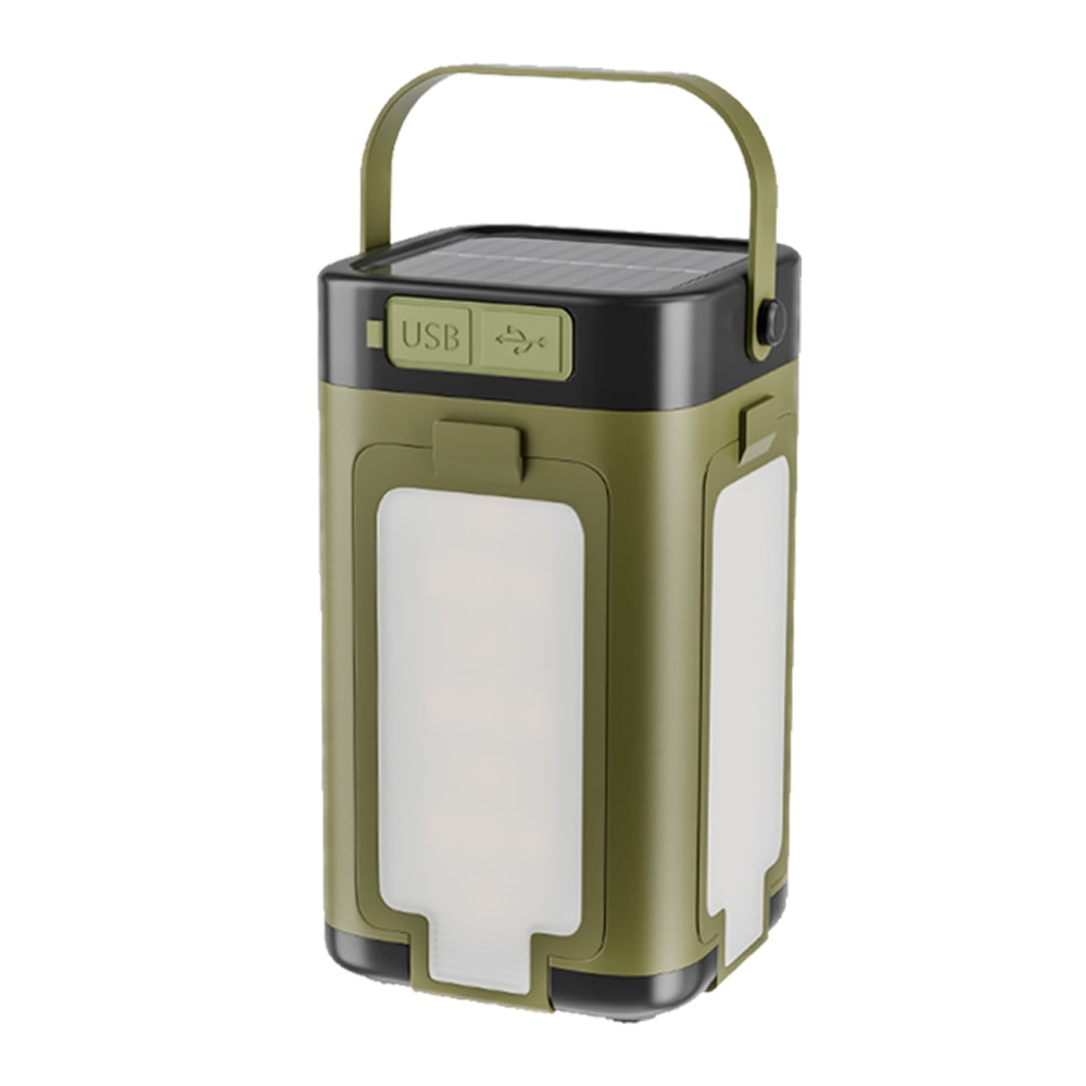 Rechargeable Solar Lantern Power Bank LED Tent Light for Camping, Hiking, Fishing