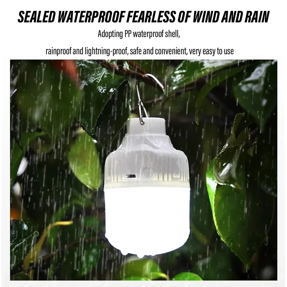 Rechargeable Outdoor LED Lantern USB Powered High Brightness Emergency Light Portable Camping Lamp 2