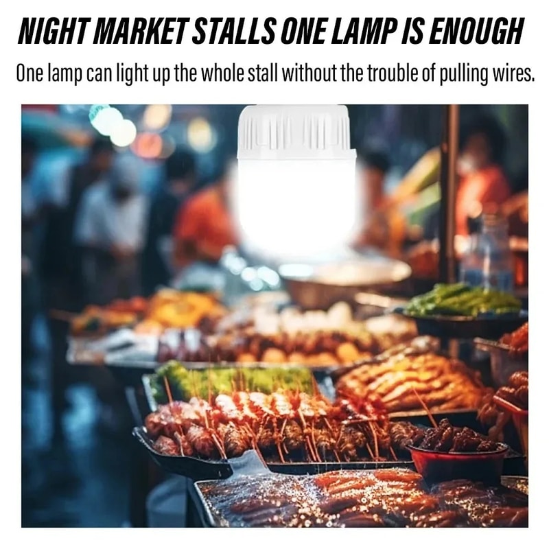 Rechargeable Outdoor LED Lantern USB Powered High Brightness Emergency Light Portable Camping Lamp 3