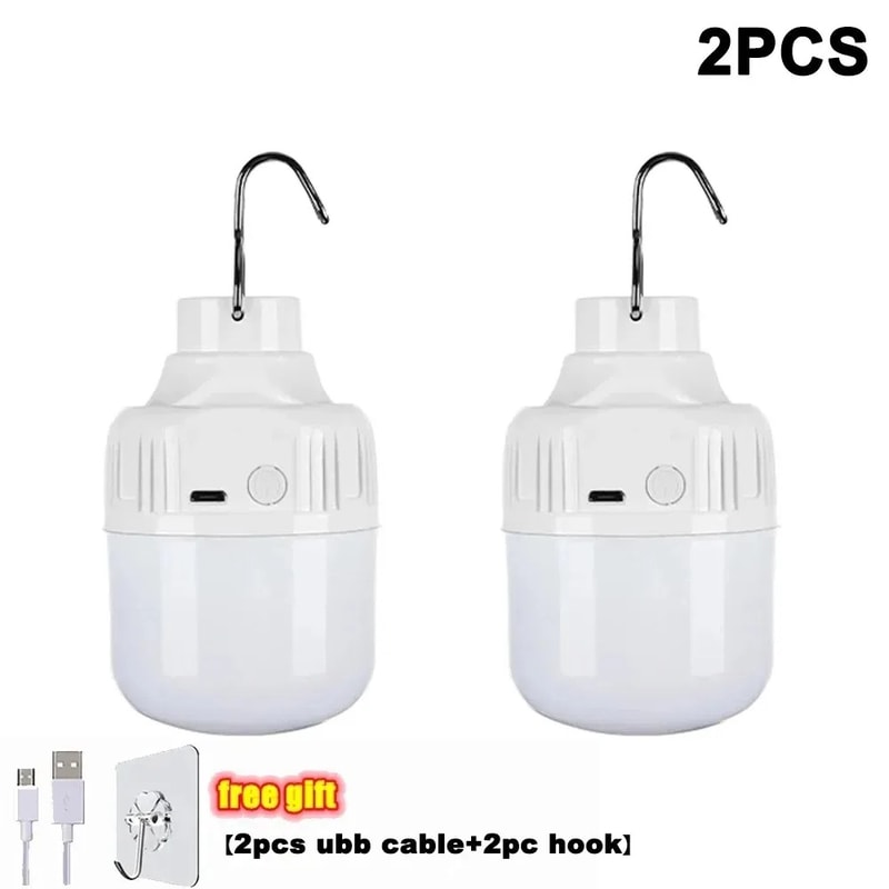 Rechargeable Outdoor LED Lantern USB Powered High Brightness Emergency Light Portable Camping Lamp 6