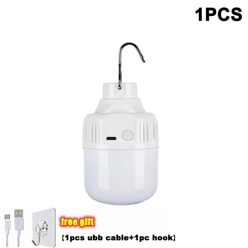 Rechargeable Outdoor LED Lantern USB Powered High Brightness Emergency Light Portable Camping Lamp 5