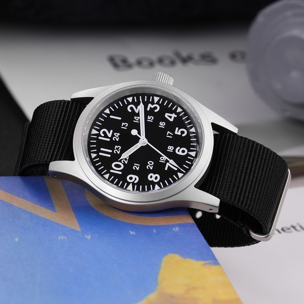 Military Watch With Sweep Movement And Sapphire Crystal Vintage Timepiece 2