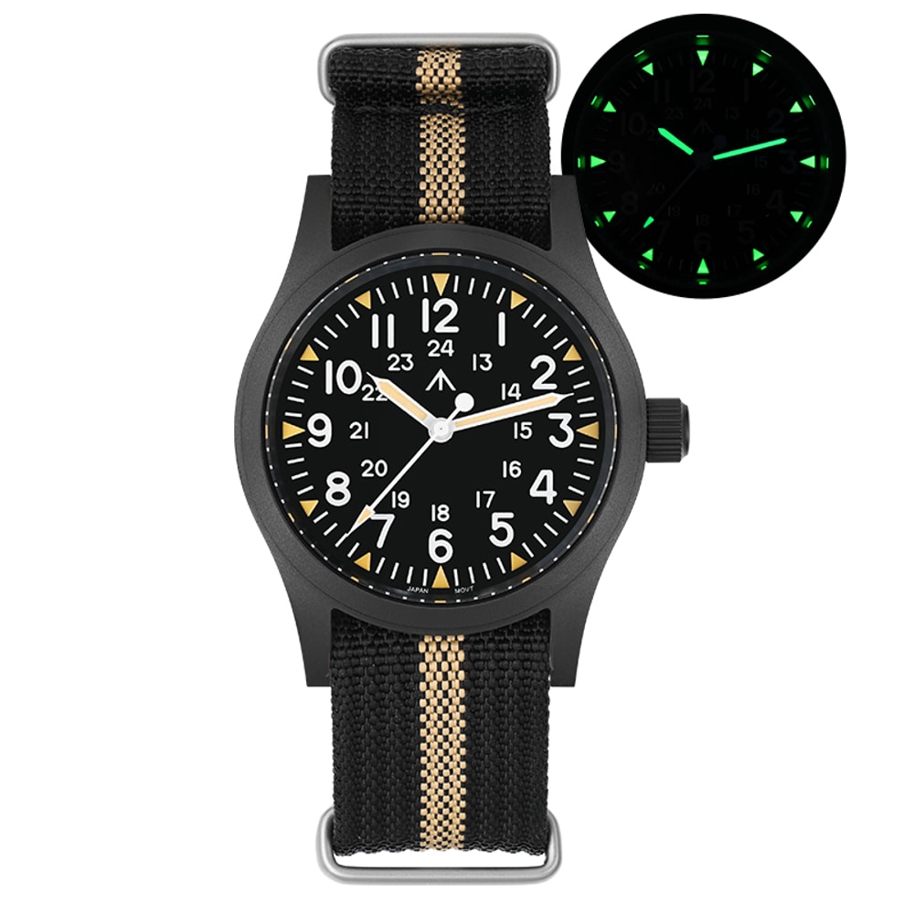 Military Watch With Sweep Movement And Sapphire Crystal Vintage Timepiece 6