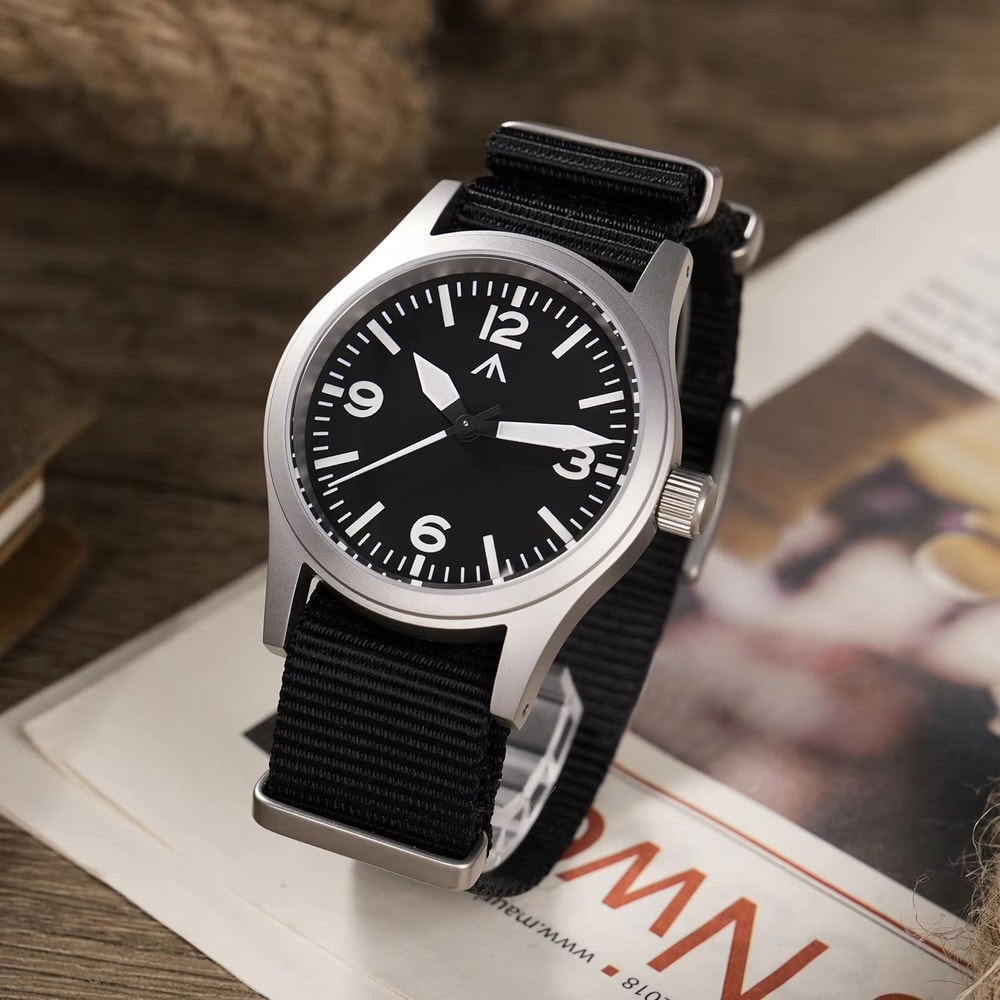 Military Watch With Sweep Movement And Sapphire Crystal Vintage Timepiece 8