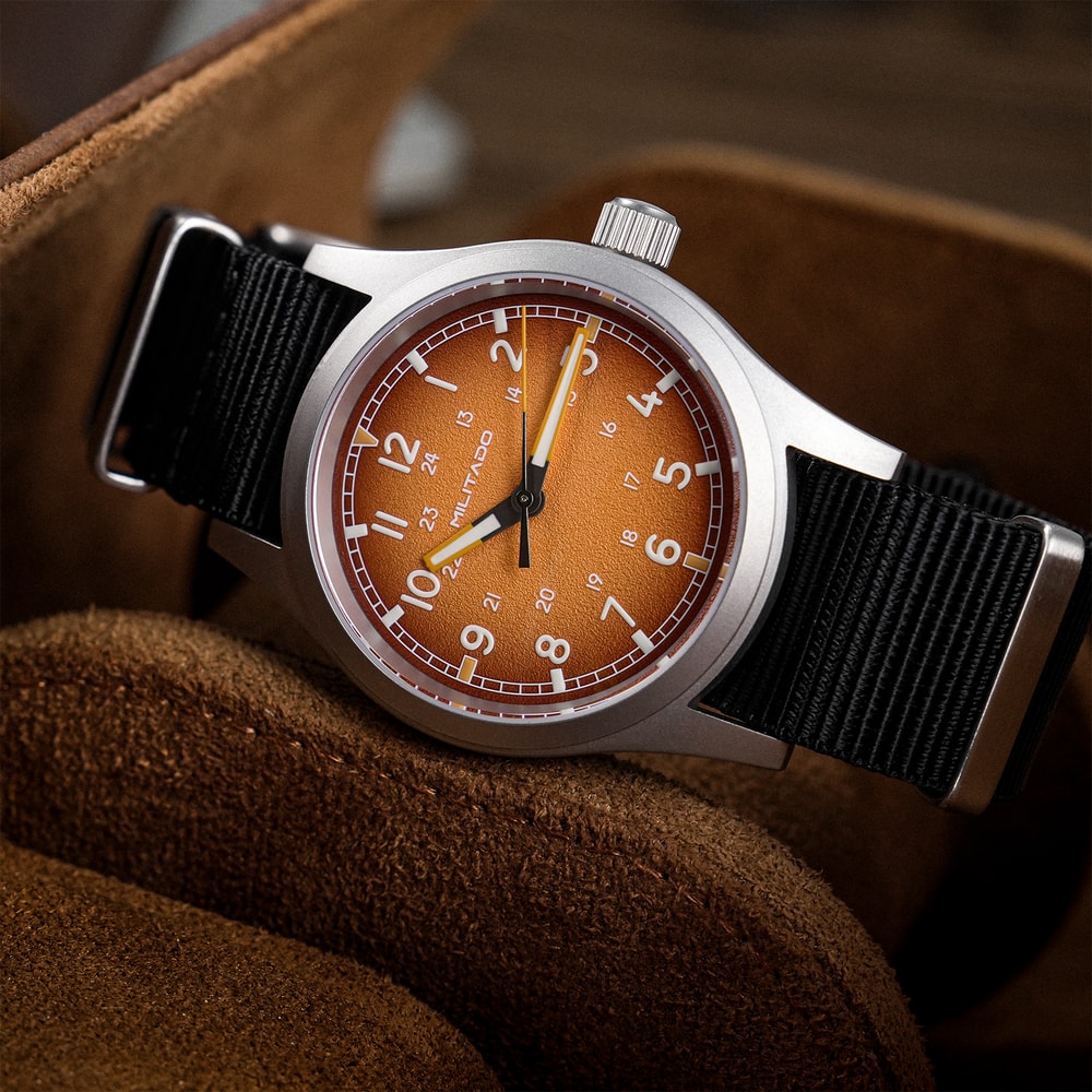 Military Quartz Watch Vintage Design Luminous Sapphire Crystal And Sweep Seconds Movement 1