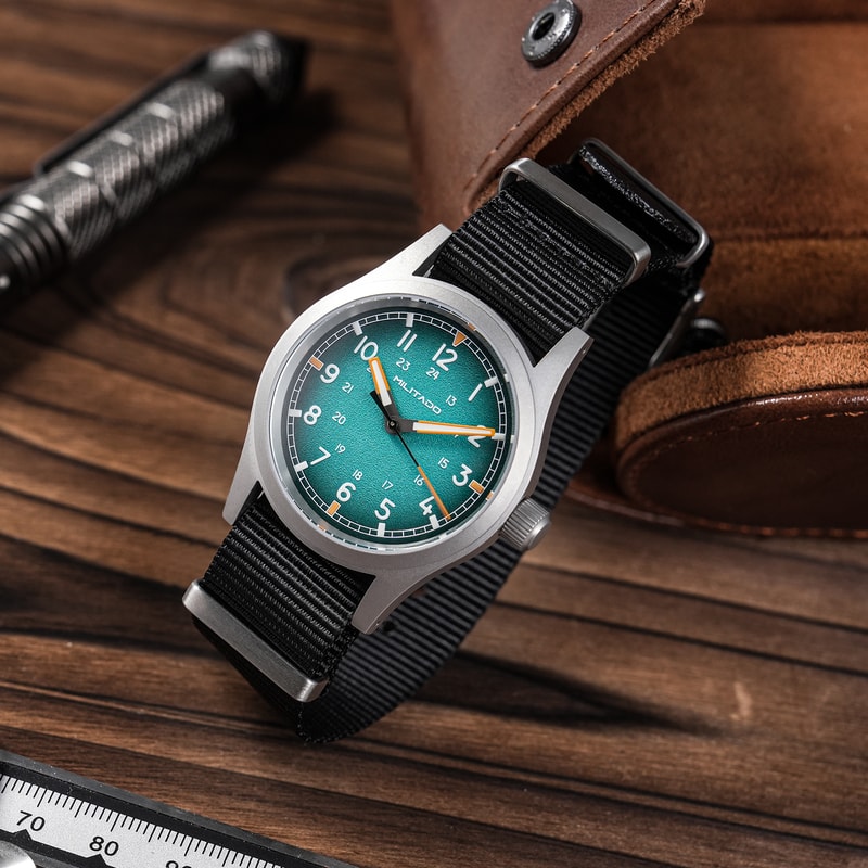 Military Quartz Watch Vintage Design Luminous Sapphire Crystal And Sweep Seconds Movement 2