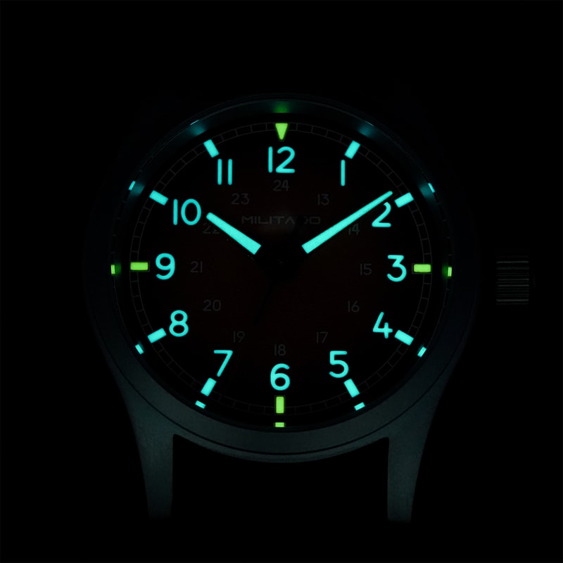 Military Quartz Watch Vintage Design Luminous Sapphire Crystal And Sweep Seconds Movement 4